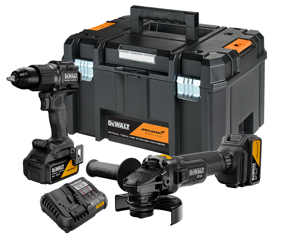 DCK2223MP2T ΣΕΤ 2 ΕΡΓΑΛΕΙΩΝ  ΔΡΑΠΑΝΟΥ/ XR ΤΡΟΧΟΥ 18V XR  DEWALT Χ McLAREN