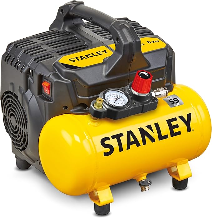 DST100/8/6 ΚΟΜΠΡΕΣΟΡΟΣ 6LT-1.0HP-ΧΩΡΙΣ ΛΑΔΙ -SILENT