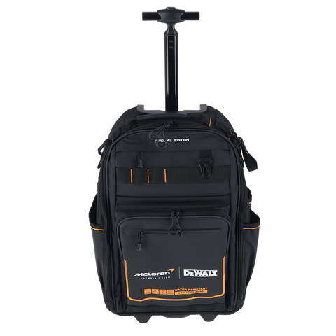 DWST60101-9 ΣΑΚΙΔΙΟ ΠΛΑΤΗΣ DEWALT Χ McLAREN ΜΕ  ΡΟΔΕΣ ΚΑΙ ΛΑΒΗ ΜΕ ΤΗΛΕΣΚΟΠΙΚΉ ΛΑΒΉ