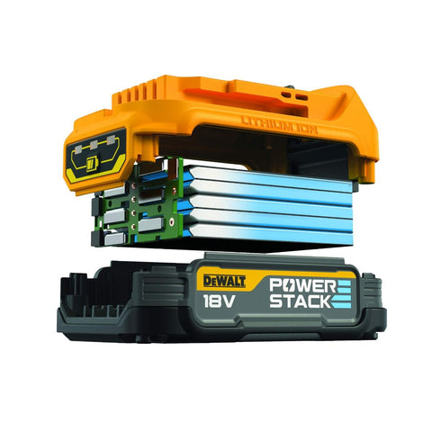 DCH172E2T-QW Κρουστικό Σκαπτικό Μπαταρίας 18V POWERSTACK BRUSHLESS