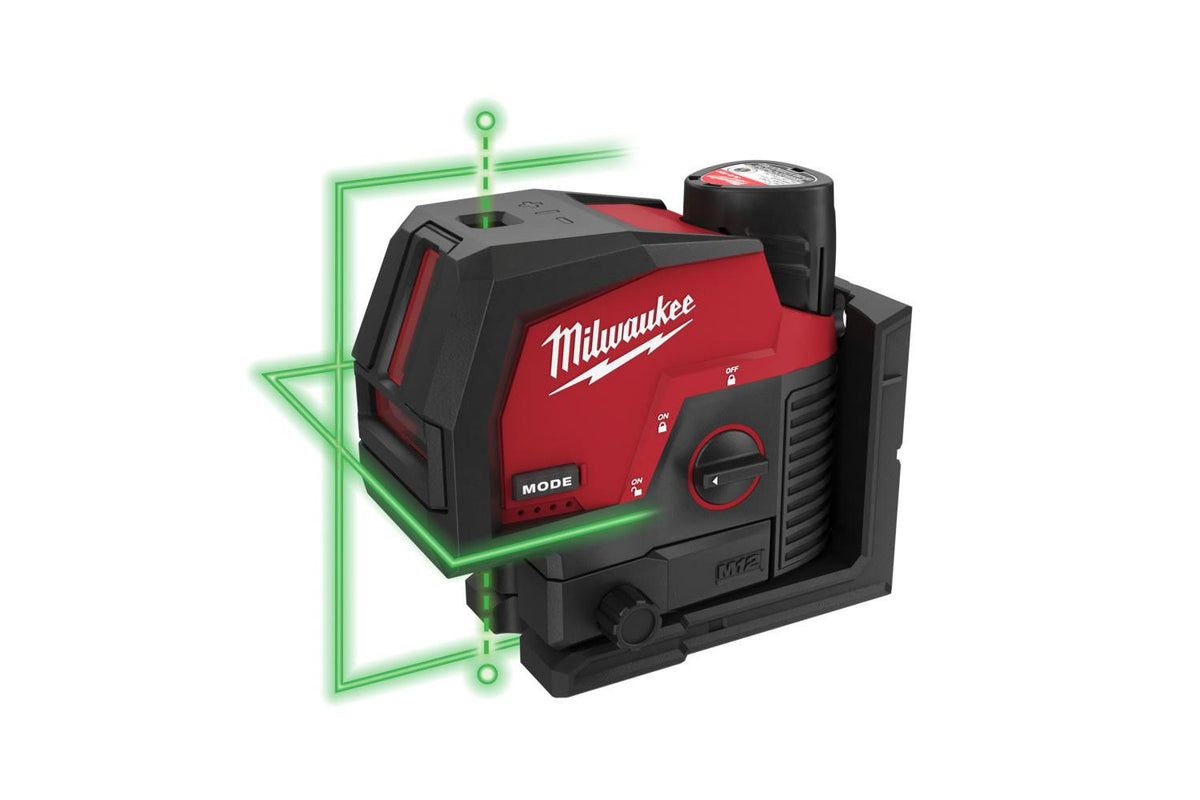 M12CLLP-301C   ΠΡΑΣΙΝΟ LASER ΣΤΑΥΡΟΥ & 2 ΣΗΜΕΙΩΝ