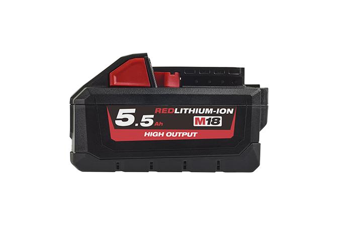 M18HB5.5  HIGH OUTPUT ΜΠΑΤΑΡΙΑ LI-ION 18V 5.5 Ah